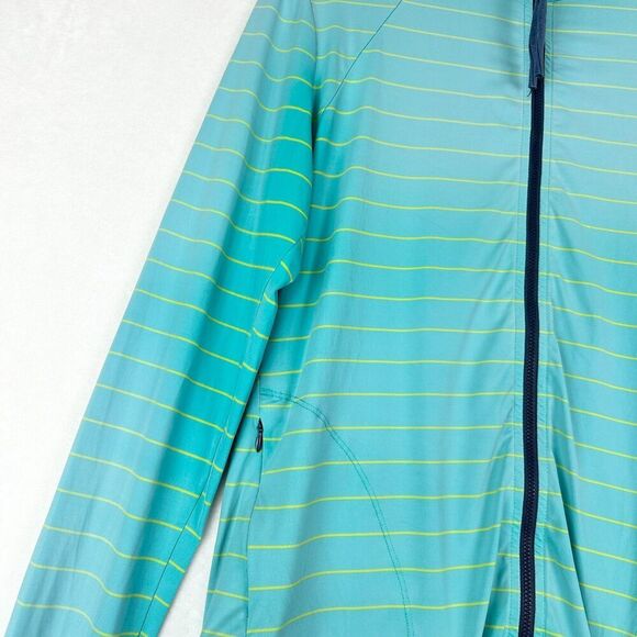 Title Nine Jacket Size Large Full Zip Stripe Zip Pockets Outdoor Athletic - Picture 3 of 7